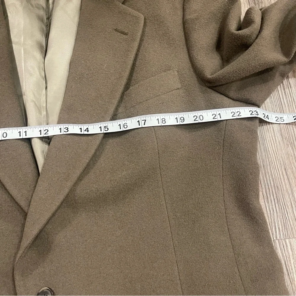 Vtg Jos A Bank Blazer Mens Large Brown 100% Camel Hair Lined Sport Coat Button